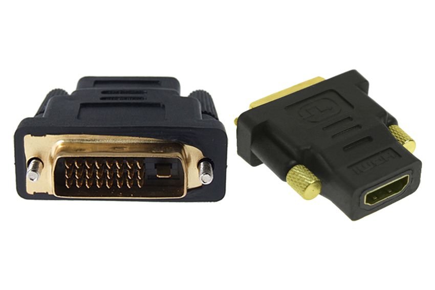 Αντάπτορας HDMI θηλυκό σε DVI 24+1 αρσενικό ADA-H003, μαύρος