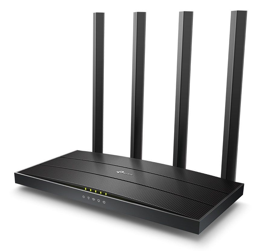 TP-LINK Router Archer C6, Wi-Fi 1200Mbps AC1200, MU-MIMO