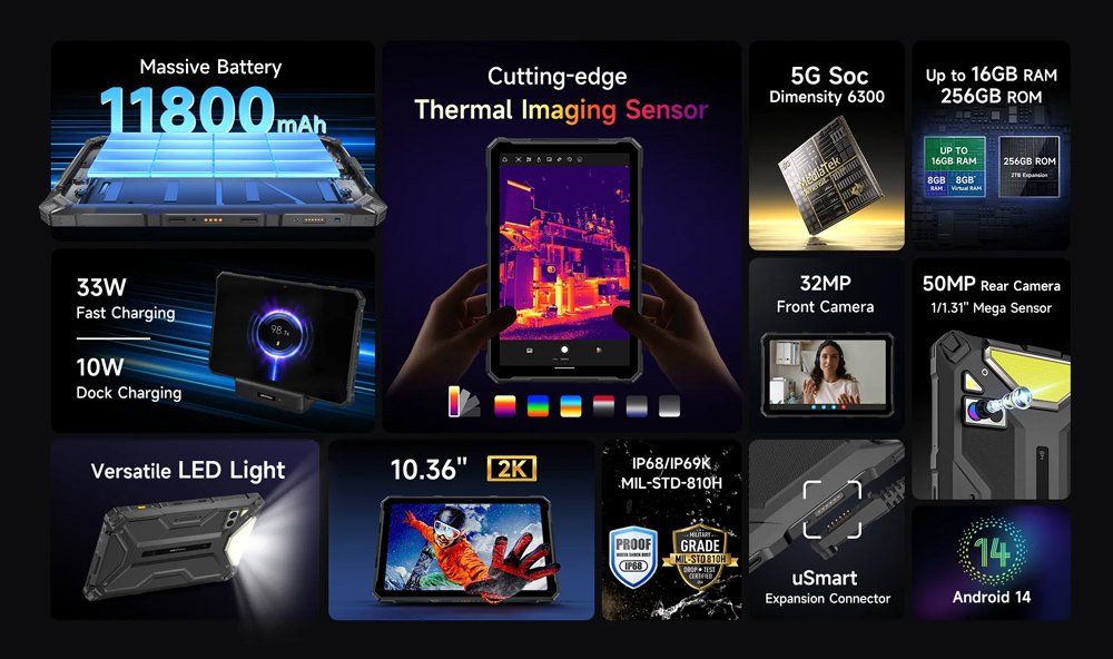 ULEFONE Armor Pad 4 Ultra Thermal, 10.36 - Image 2