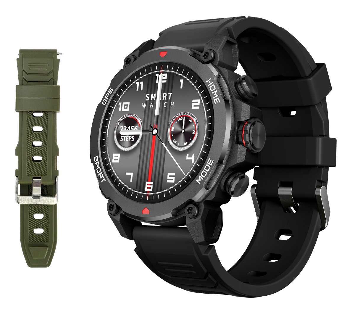 INTIME G6, heart rate, 1.43" AMOLED, GPS, 5ATM